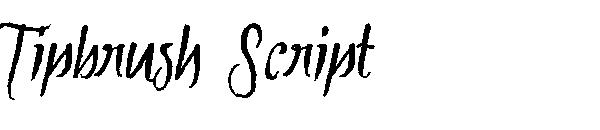 Tipbrush Script字体