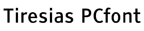 Tiresias PCfont字体