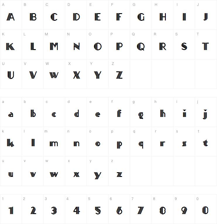 Titanick-Display字体
