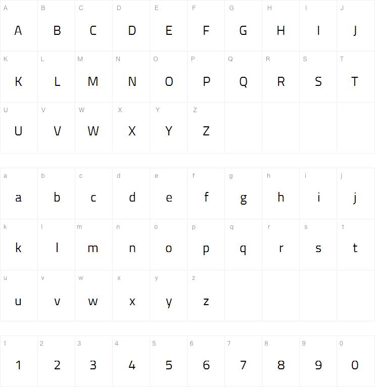 Titillium Web字体