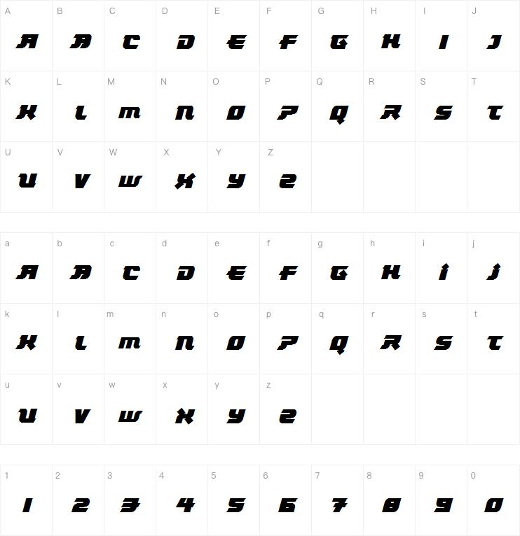 Tokyo Knights字体