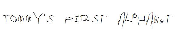 Tommy's First Alphabet