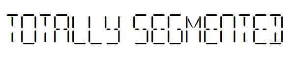 TOTALLY SEGMENTED字体