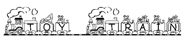 Toy Train字体