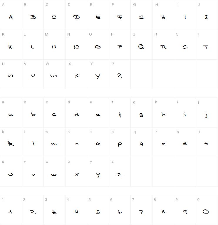 TPF  Claudia字体