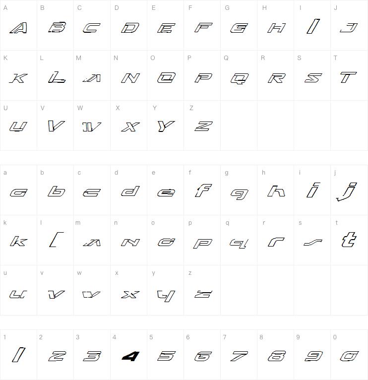 Transaparent字体