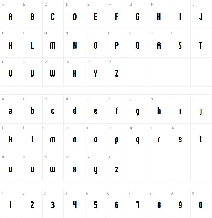 Tricrown字体