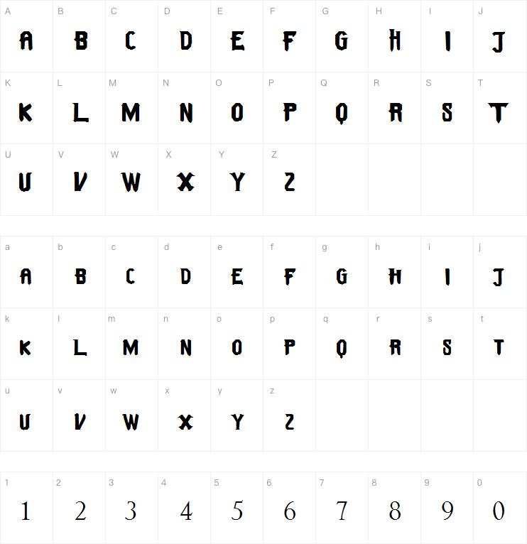 Trollhunters字体