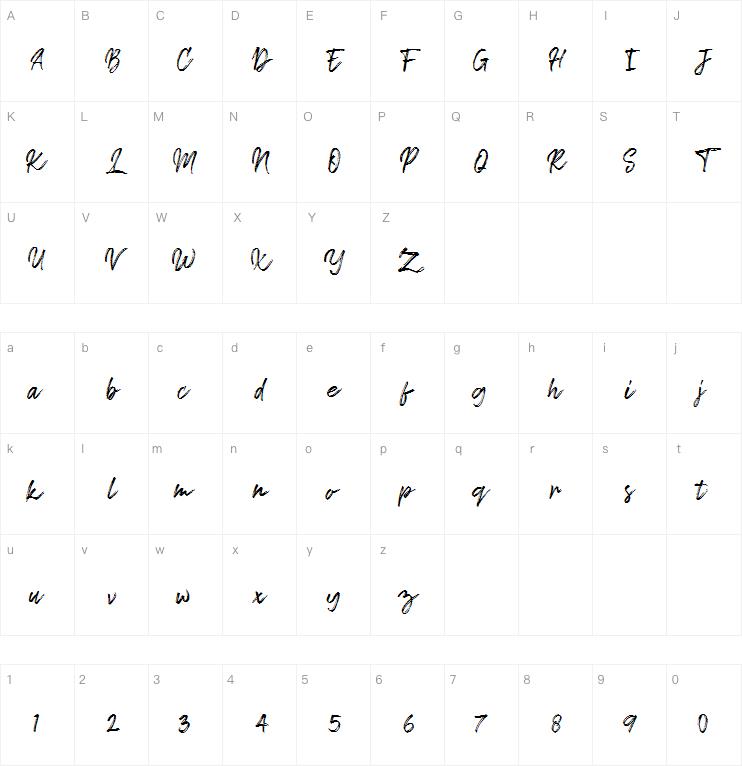 Tropical Summer Brush字体