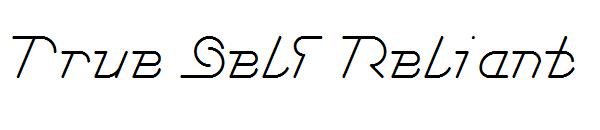 True Self Reliant