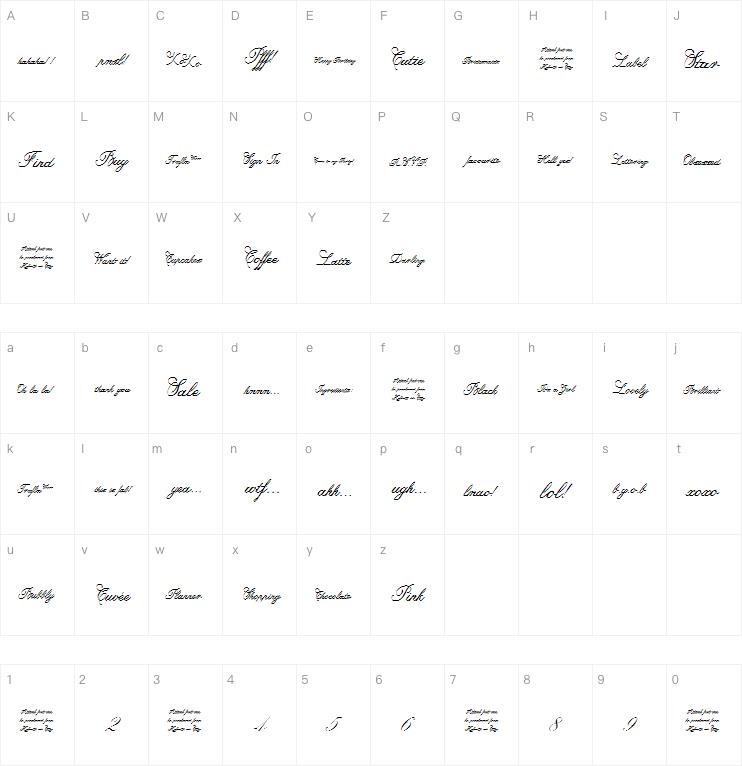 Trufla Words字体