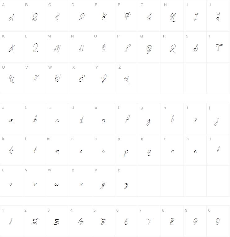 Truly Yours字体