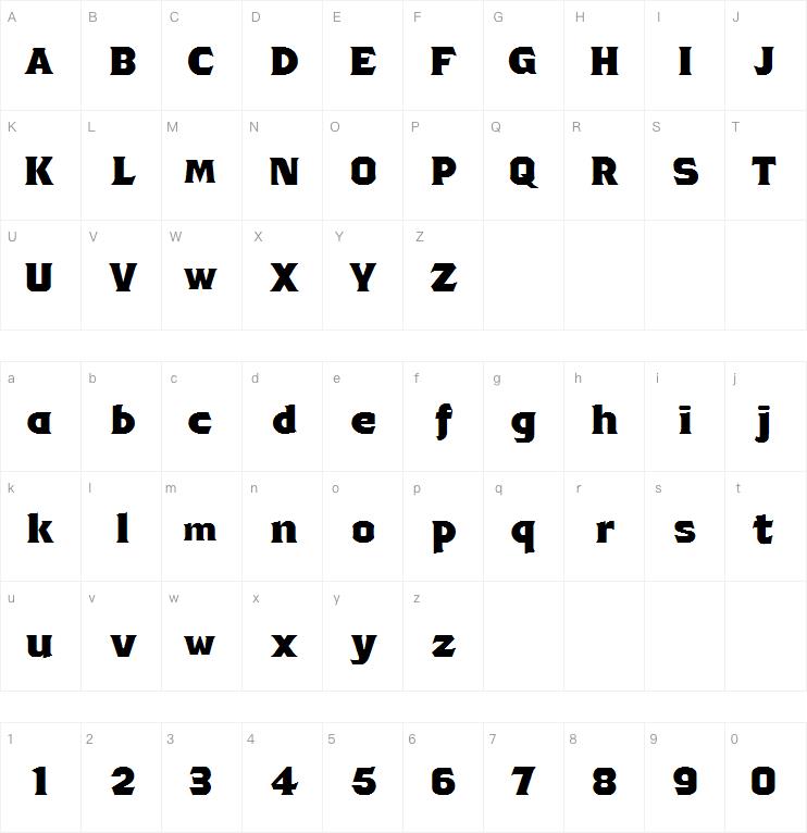 Tsi yu gunsini字体