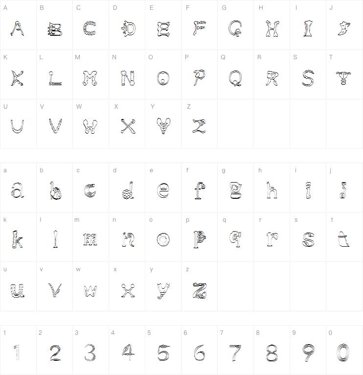 HoneFont字体