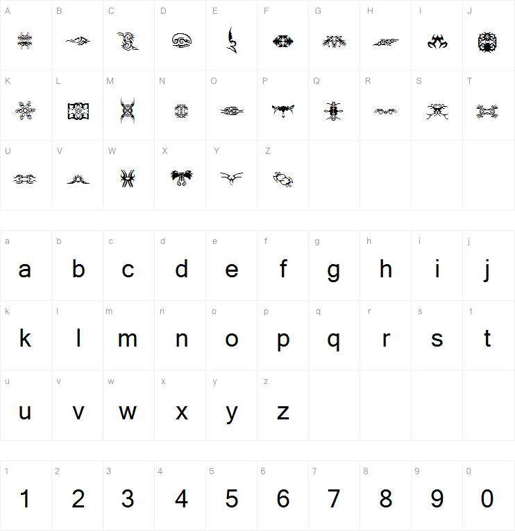 TTF_TATTOEF字体