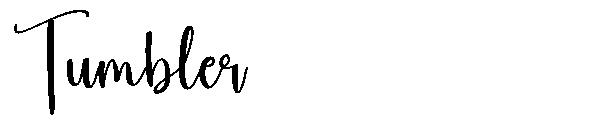 Tumbler字体