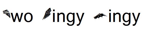 Two Wingy Dingy字体