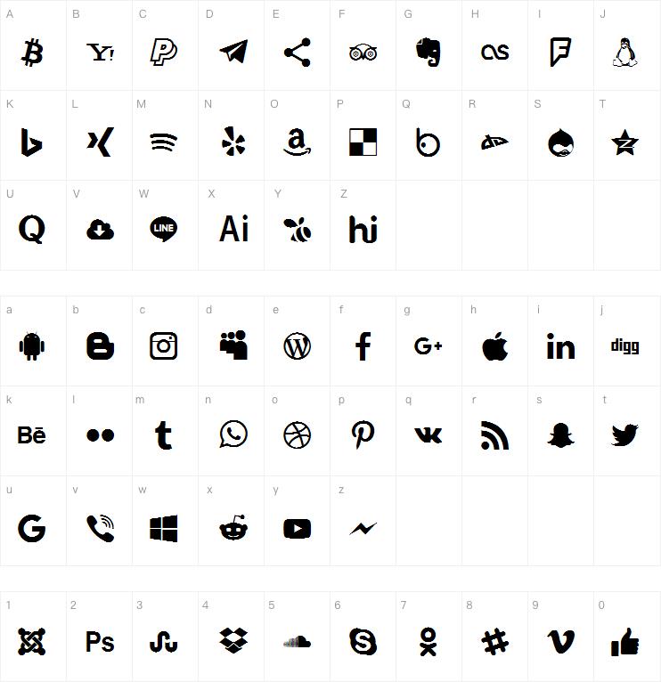 Type Icons字体