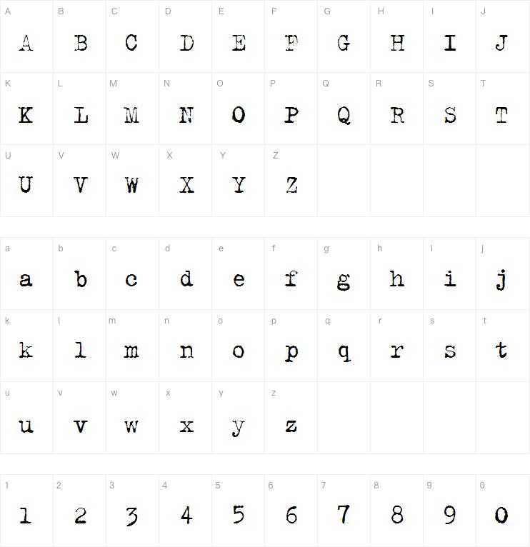 Typical Writer字体