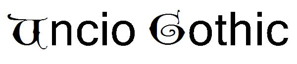 Uncio Gothic字体