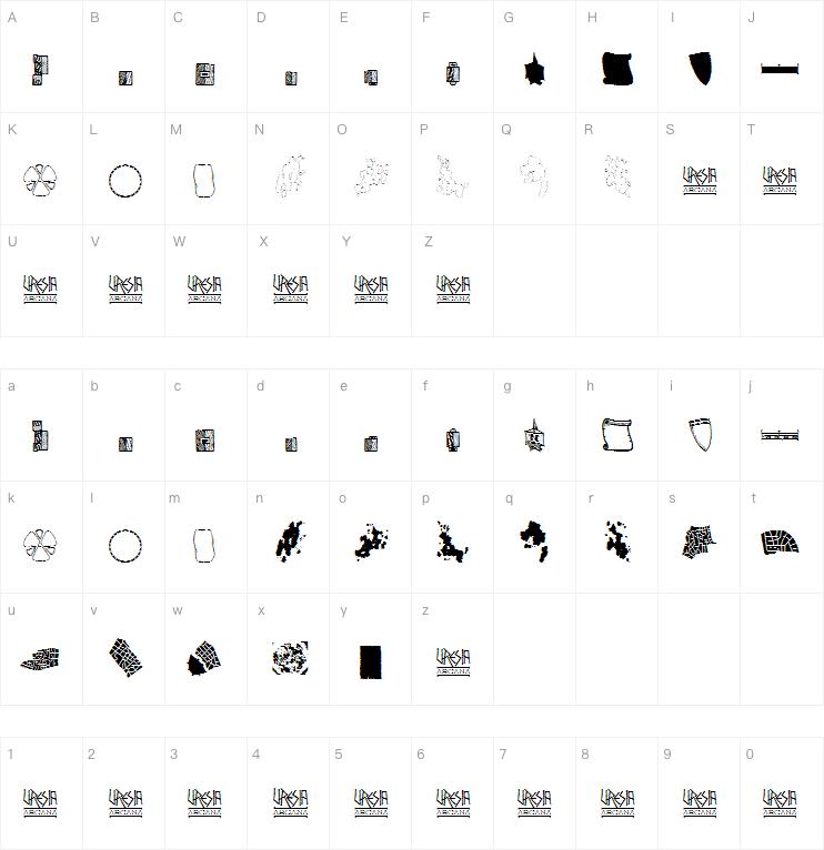 Uresia Arcane Sampler字体