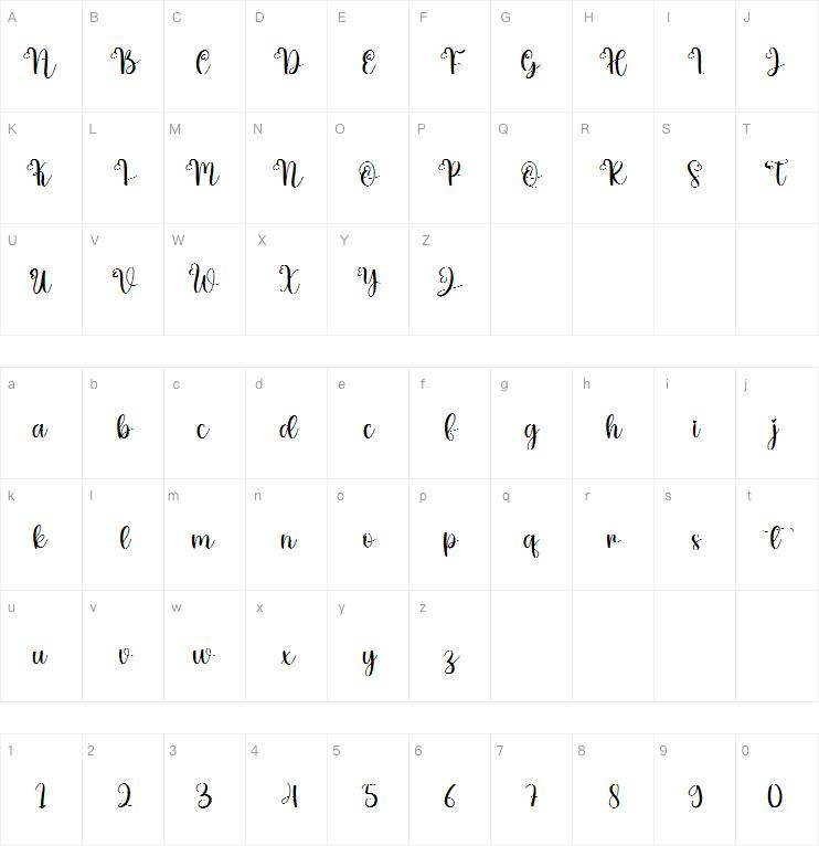 Vacation Valentine字体