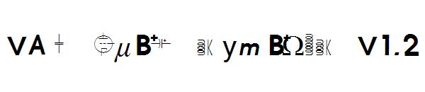 vac tube symbols v1.2字体