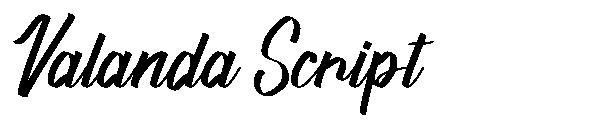 Valanda Script