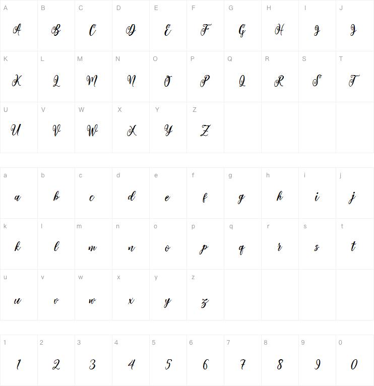 Valentine Script字体