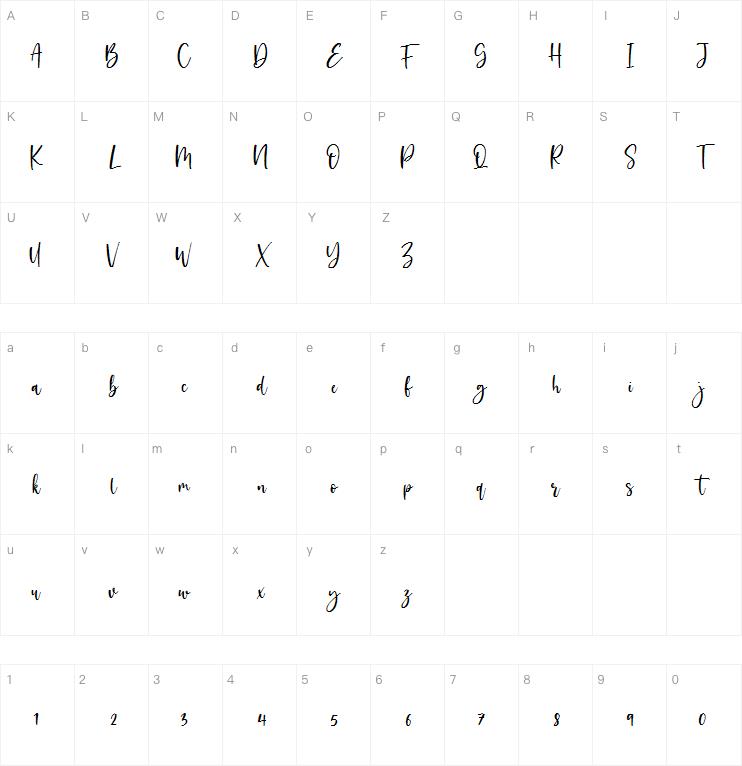 valerina字体