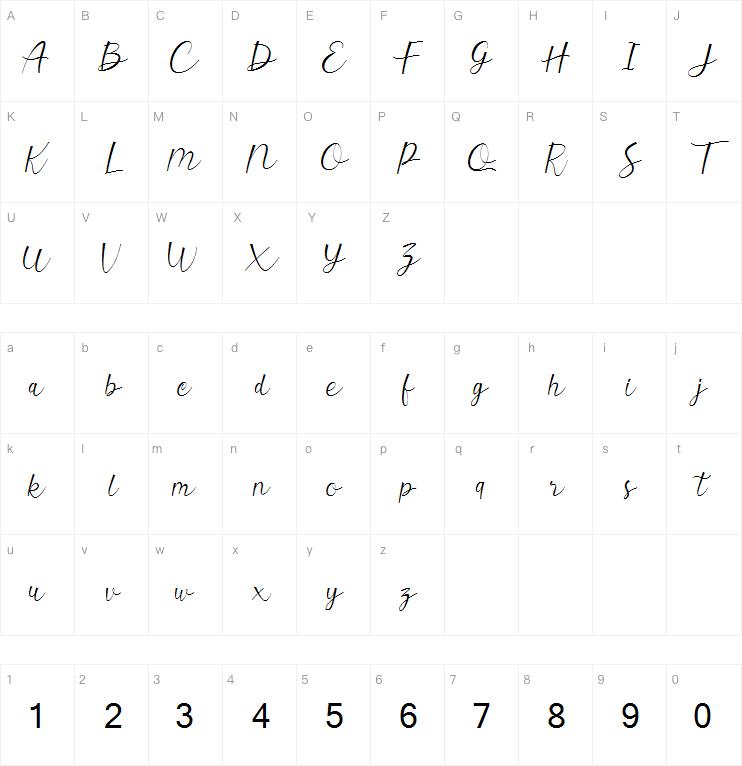 Valerissa字体