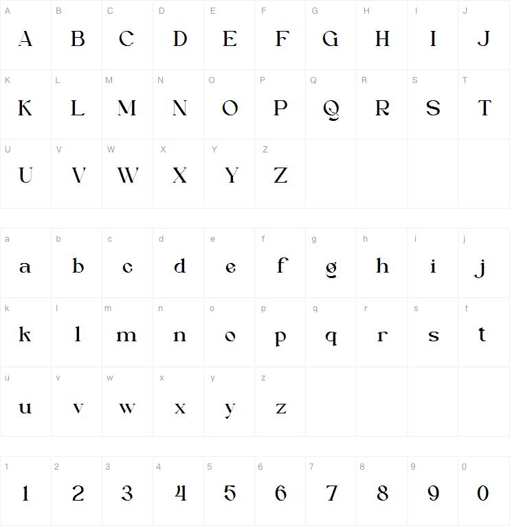 Vallery Qylmor Regular字体