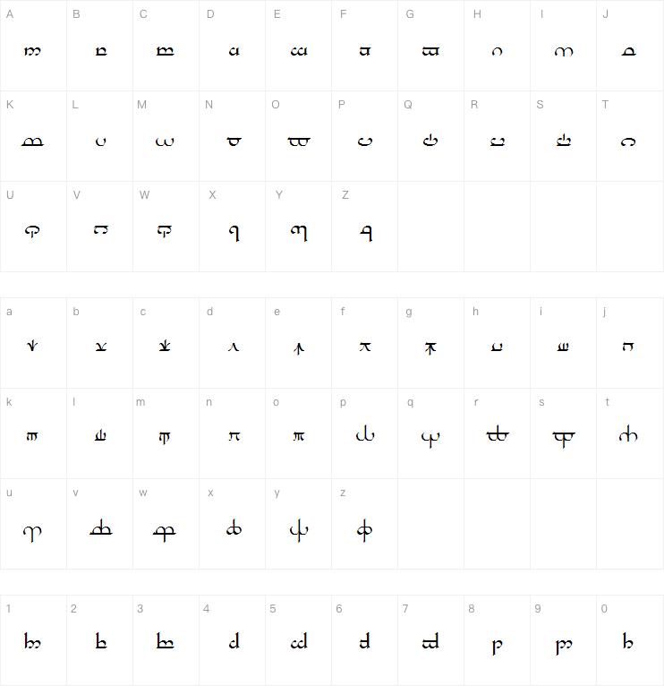 Valmaric Eldamar字体