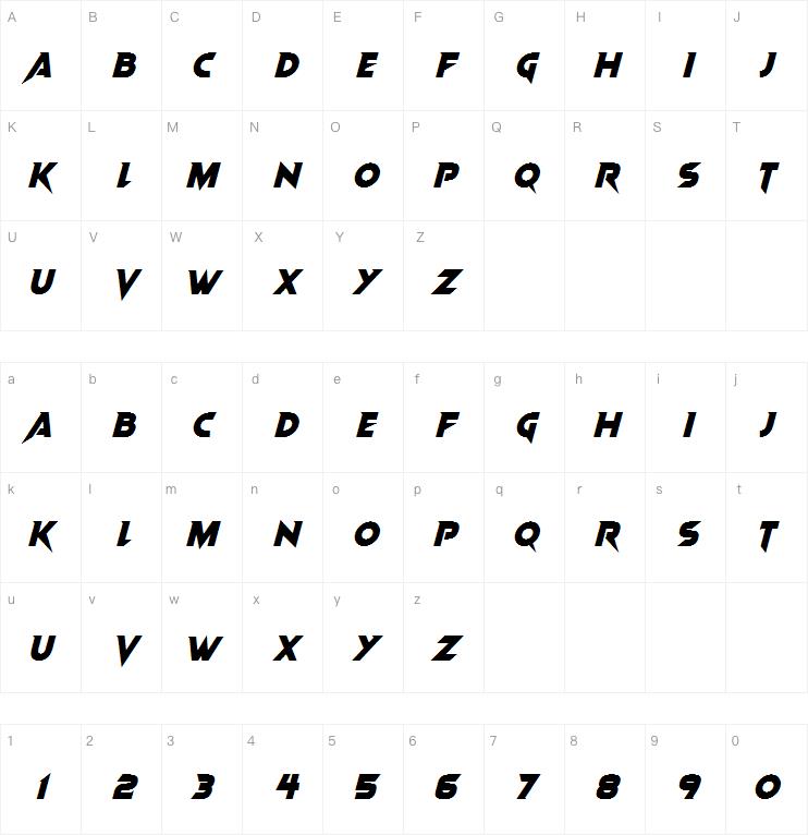Vampire Wars字体