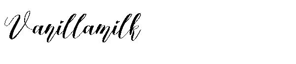 Vanillamilk字体
