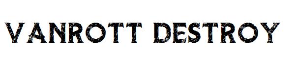 Vanrott Destroy字体