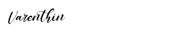 Varenthin字体