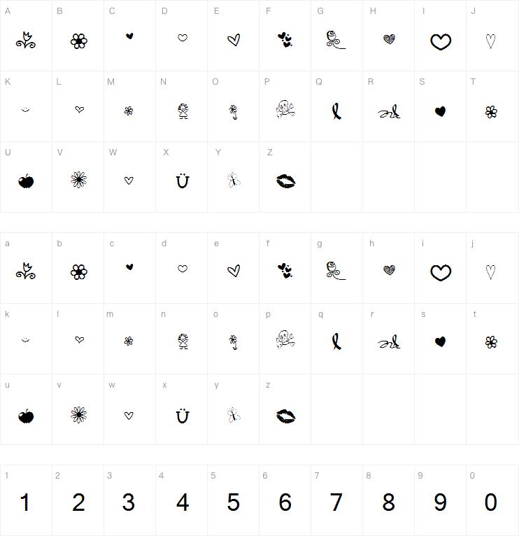 VBdingsTwo字体