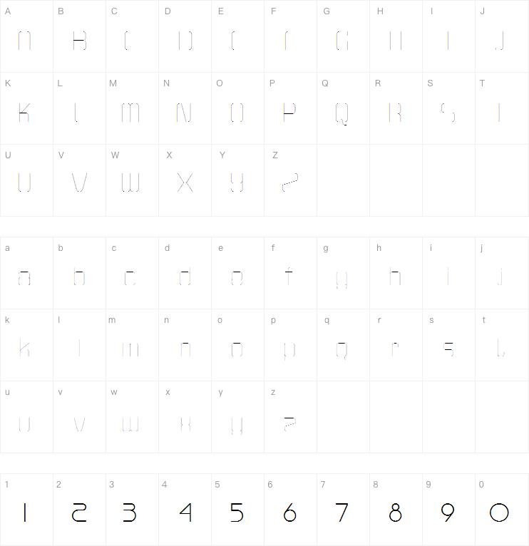 Versaniah_Thin字体
