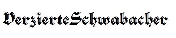 VerzierteSchwabacher字体