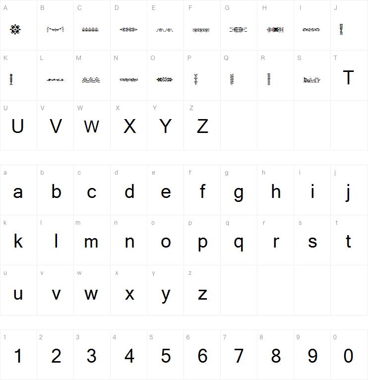 Victorian Designs Two字体