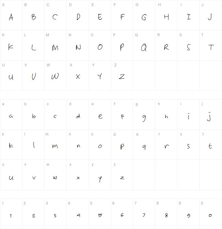 Victorya Handwriting字体