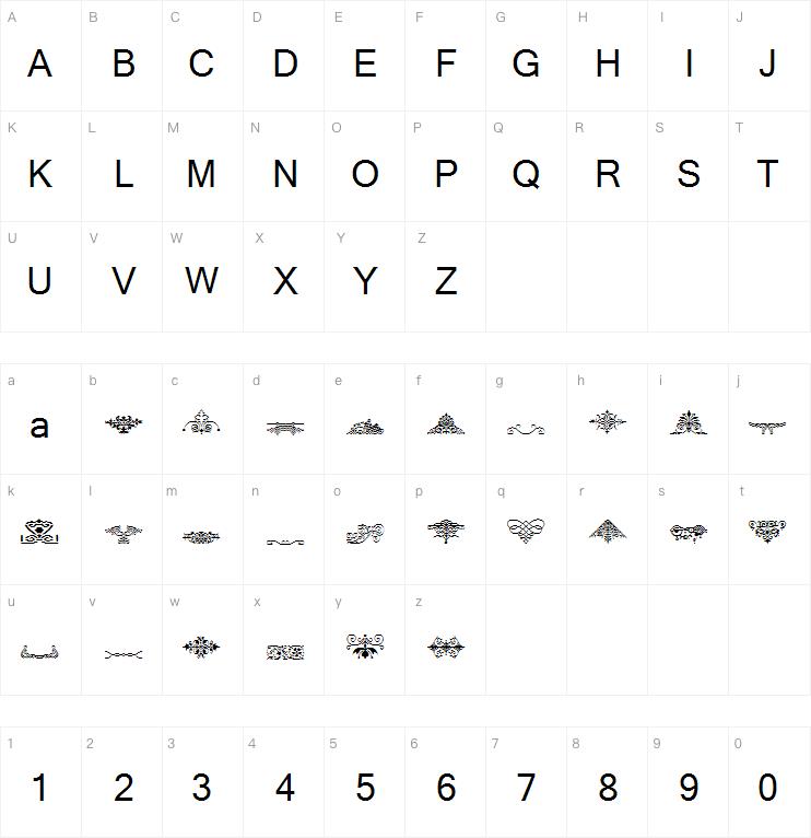 Vintage Decorative Signs 18字体