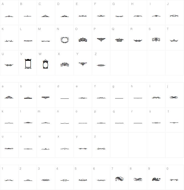 Vintage Decorative signs 2字体