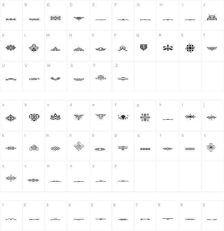 Vintage Decorative Signs 3字体