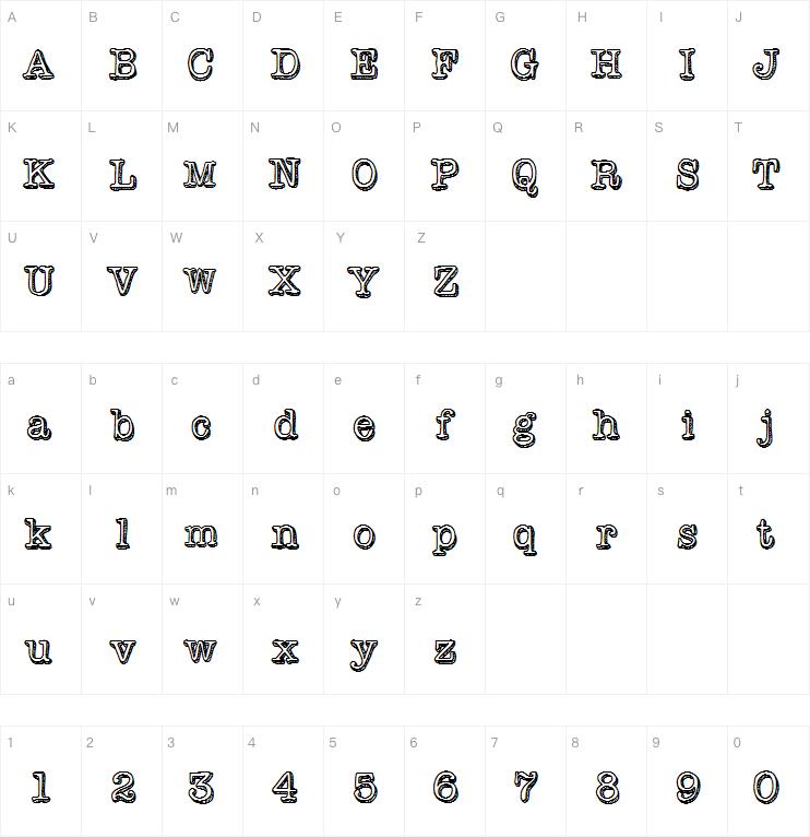 VintageOne字体