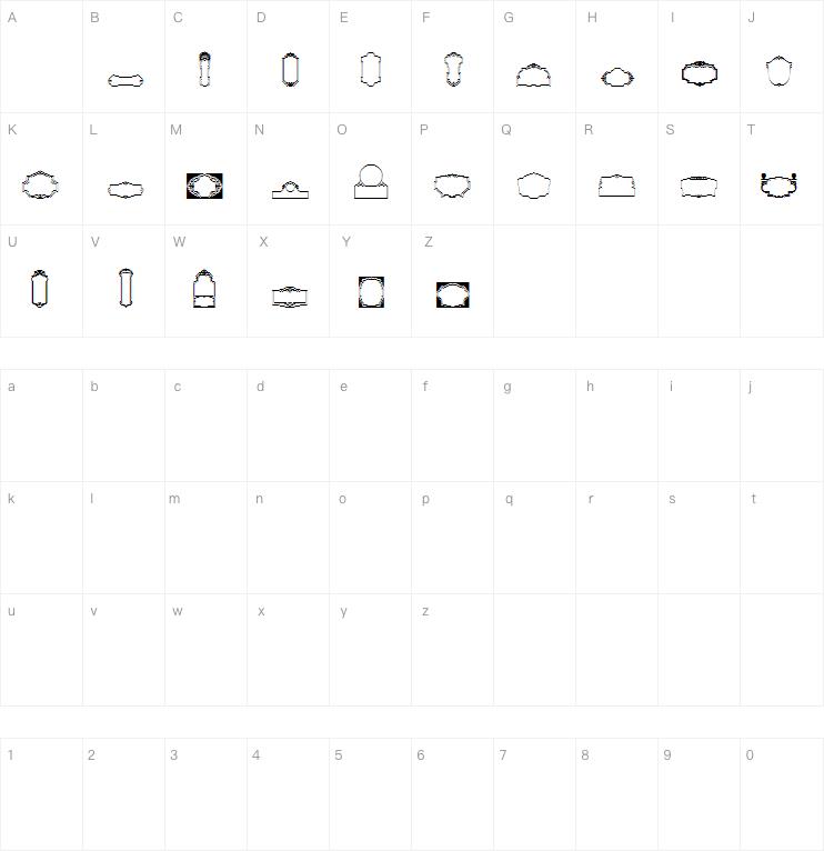 Vintage Panels_05字体
