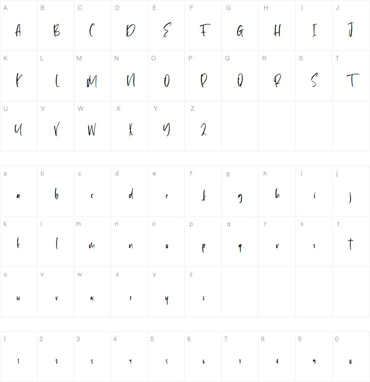 Virginity字体