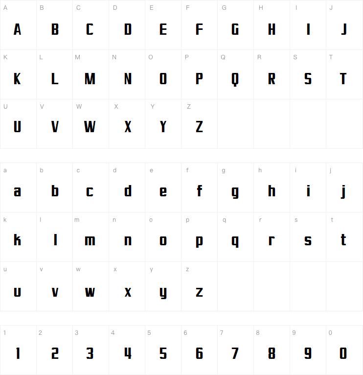 Virtucorp字体
