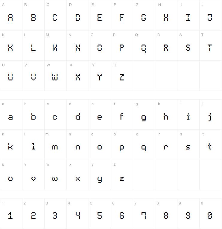 Void Pixel-7字体